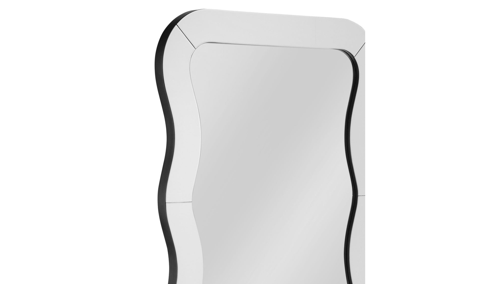 Wave - Floor Mirror - White