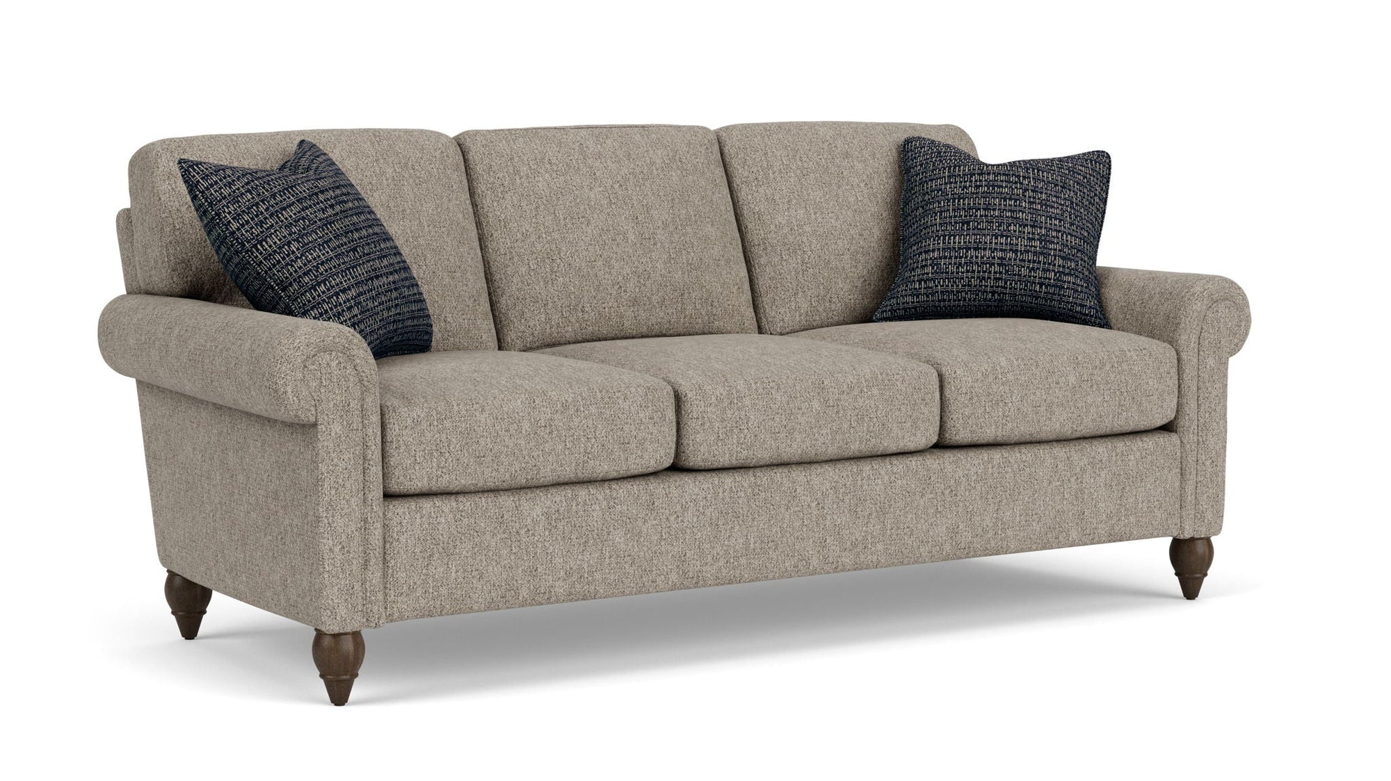 Moxy - Fabric Sofa With Rolled Arms