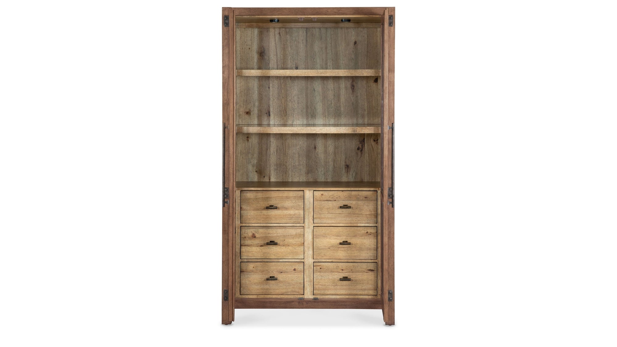 Vineyard Row - Display Cabinet - Light Brown