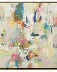 Party Time - Framed Abstract Art - Beige