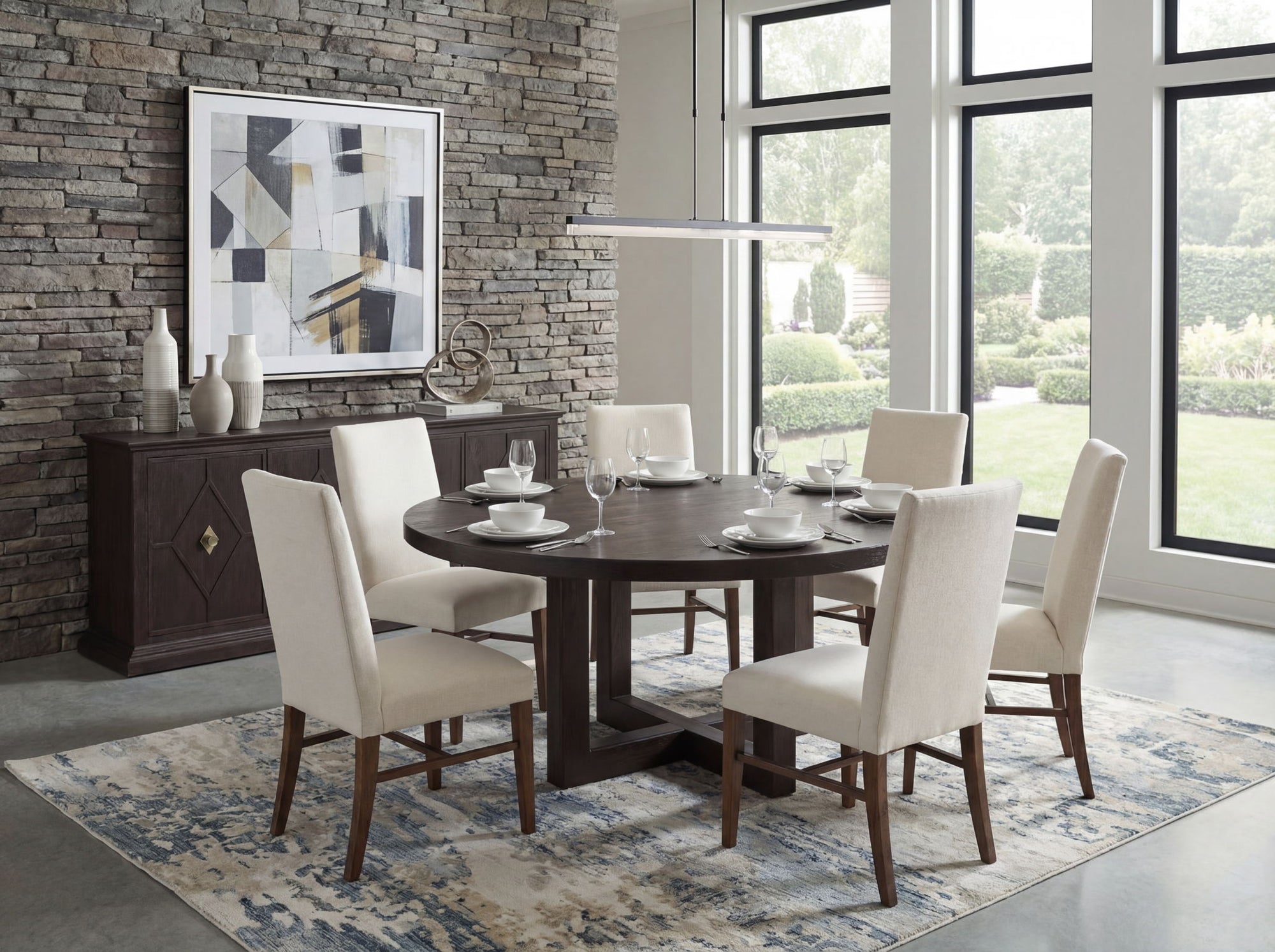 Driftwood - Upholstered Side Chair (Set of 2) - Beige / Worn Saddle