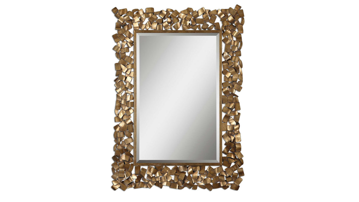 Capulin - Mirror - Antique Gold