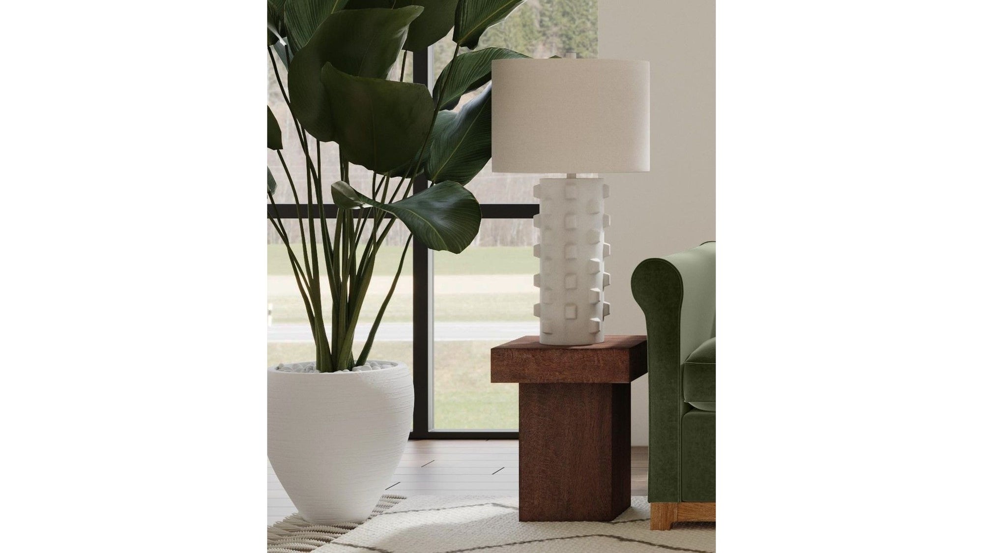 Mellette - Table Lamp - White
