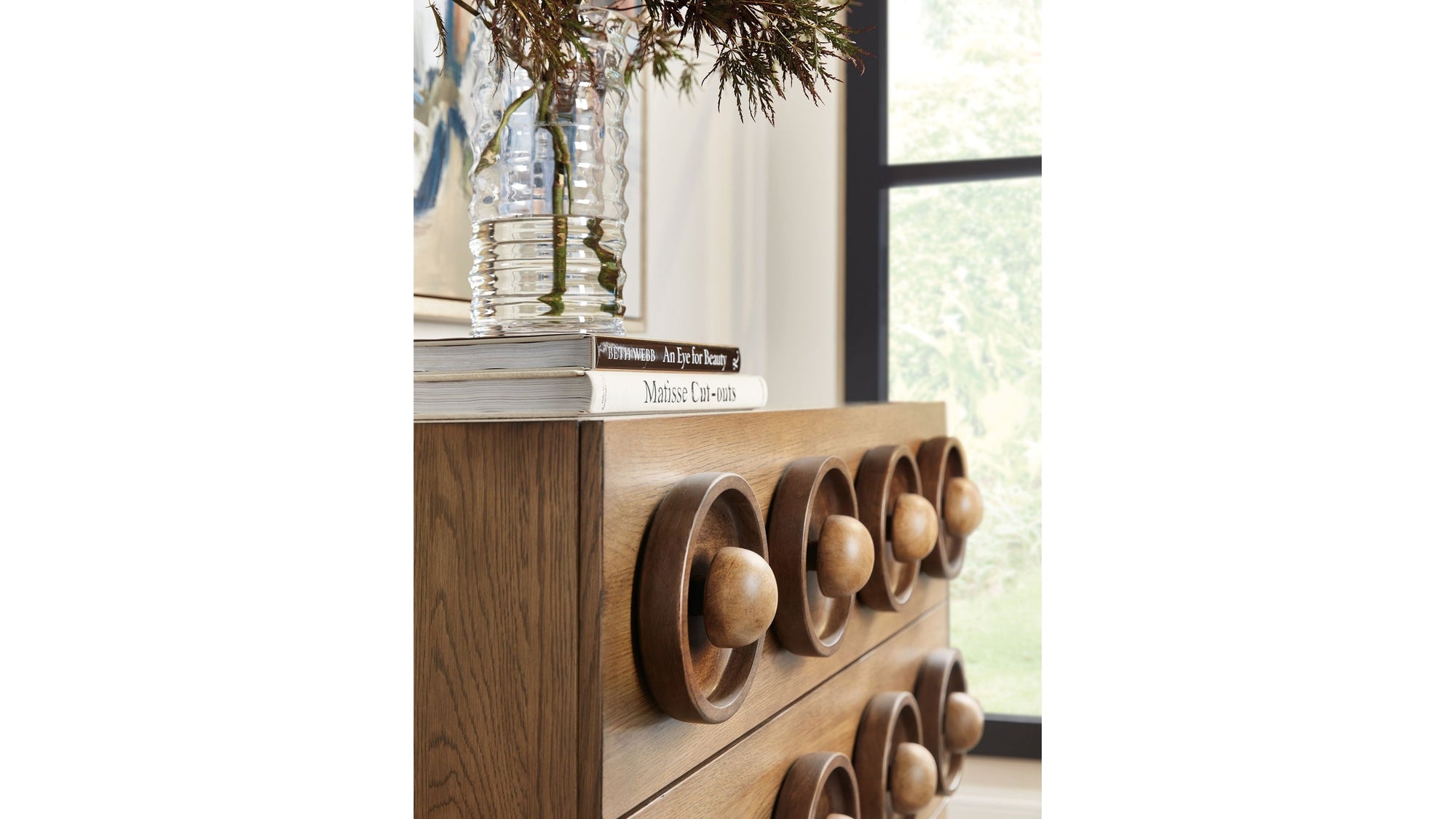Commerce And Market - Knobby 3-Drawer Accent Chest - Light Brown