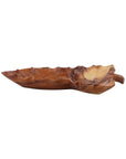 Tyler - Leaf Platter - Light Brown