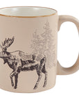 White Pine - Ceramic Dinnerware Set (Set of 16) - Brown