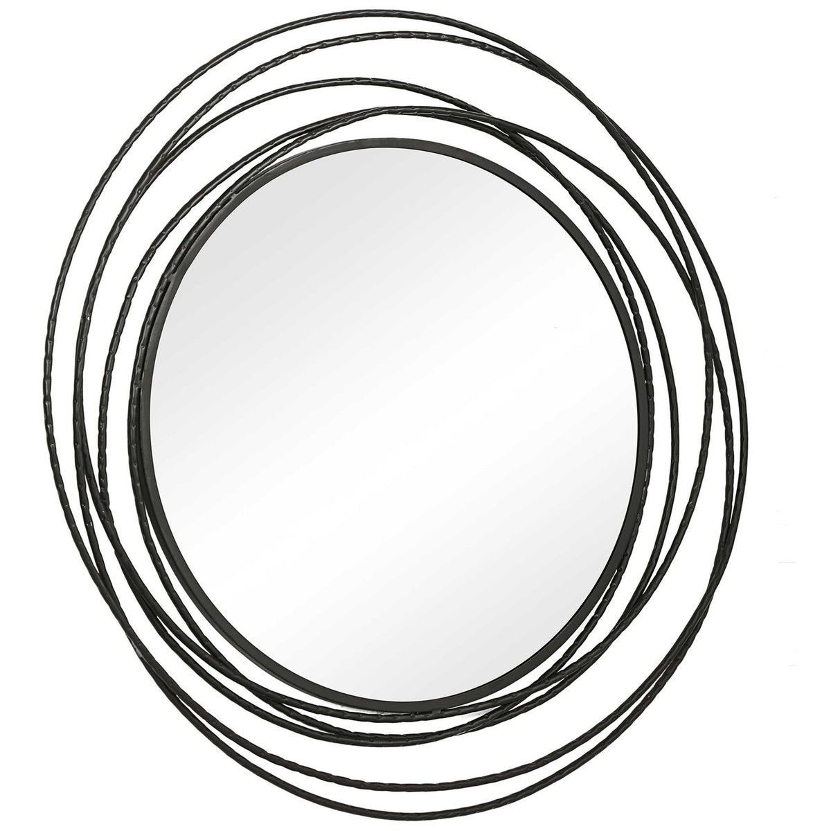 Whirlwind - Round Mirror