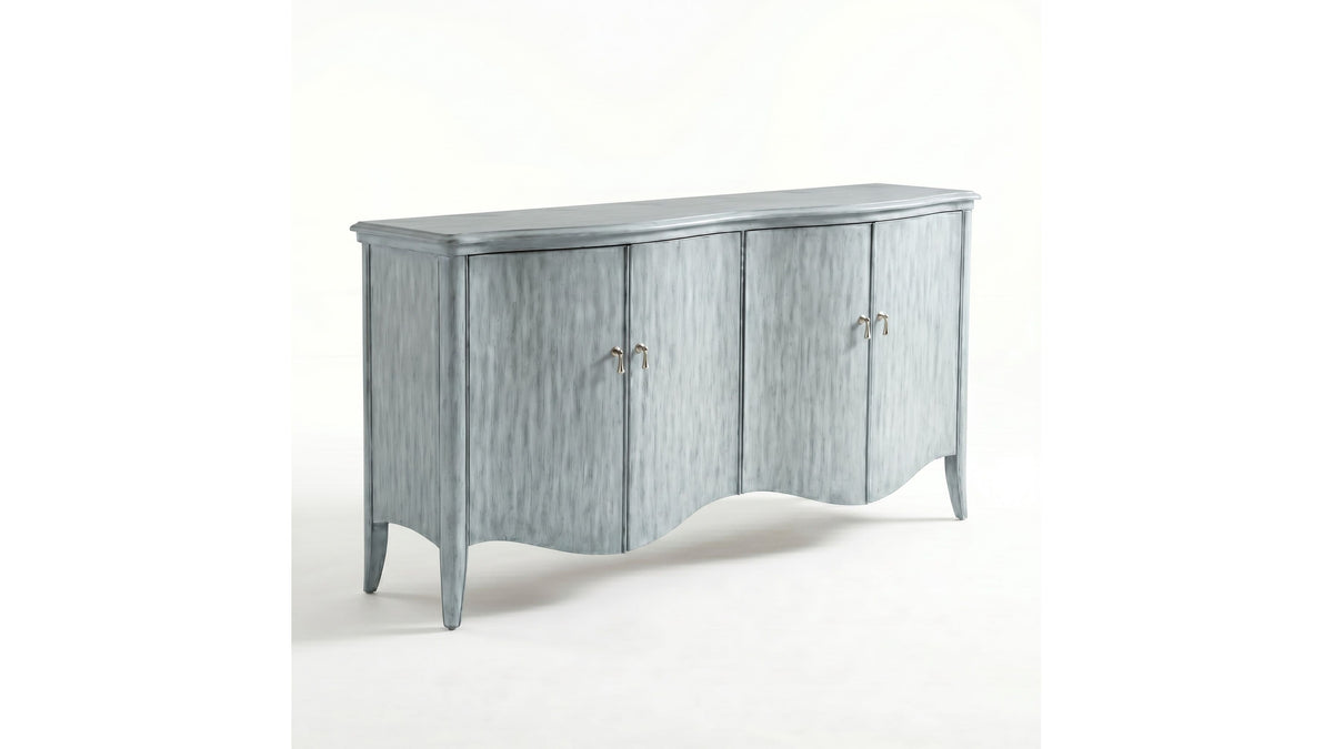 Bauer - Four Door Cabinet - Silver