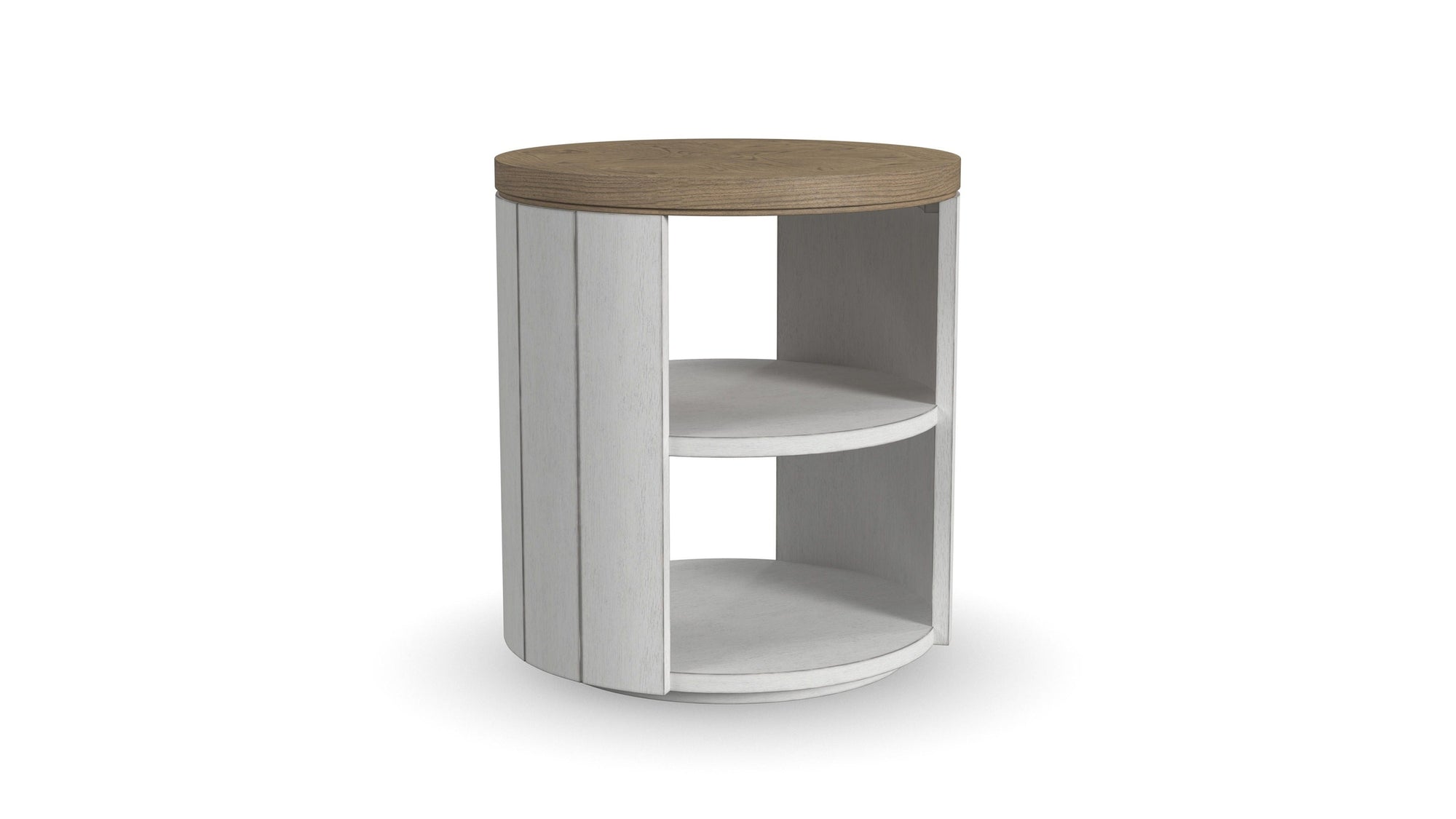 Melody - Round End Table - White