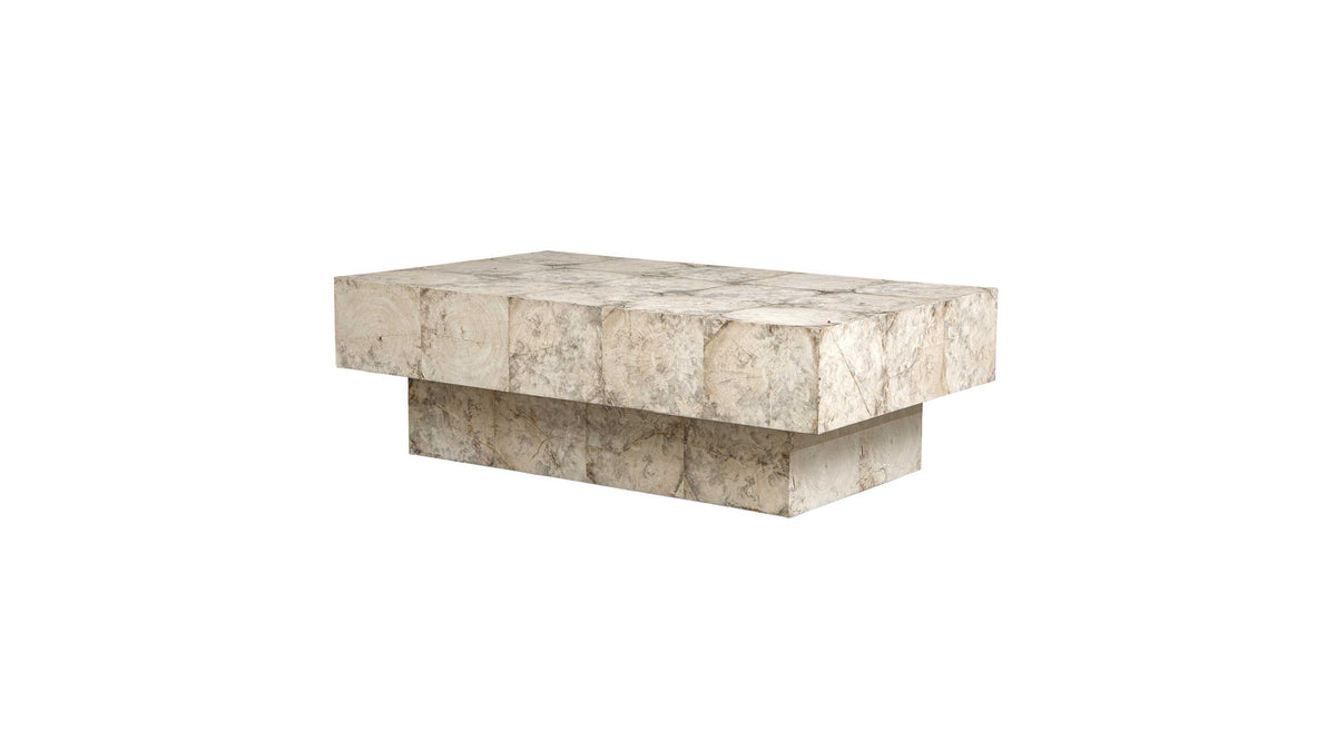 Kotoa - Bleached Coffee Table - White,Woodtone