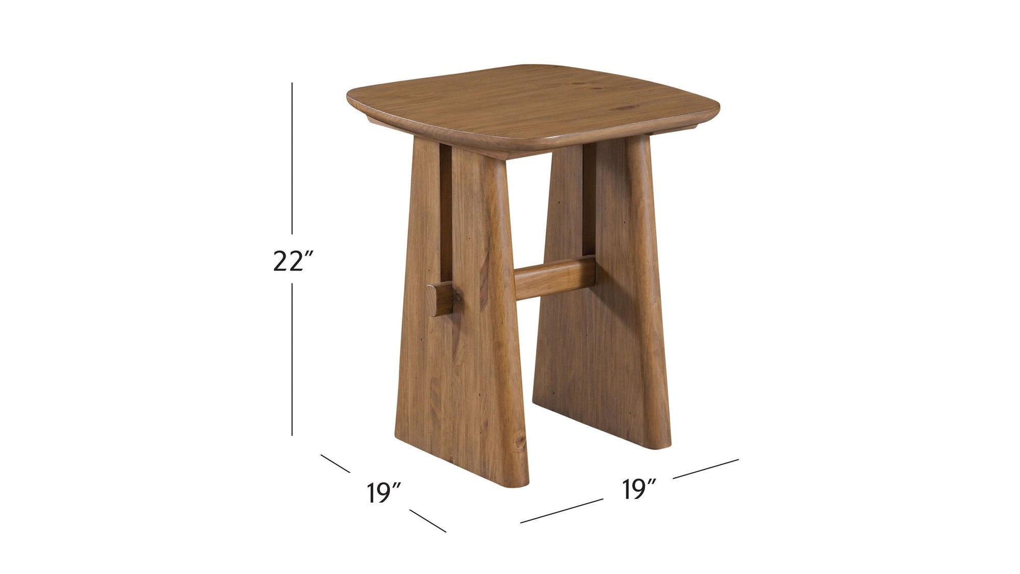 Knox - End Table - Natural Pine