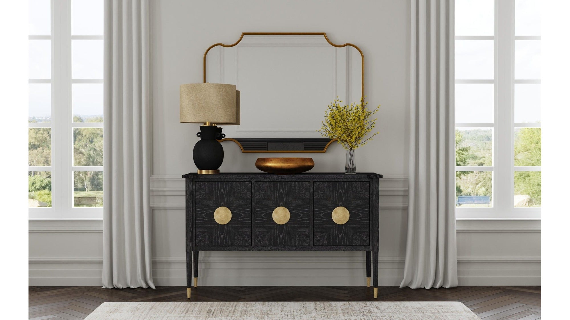 Lyenda - Wall Mirror - Yellow