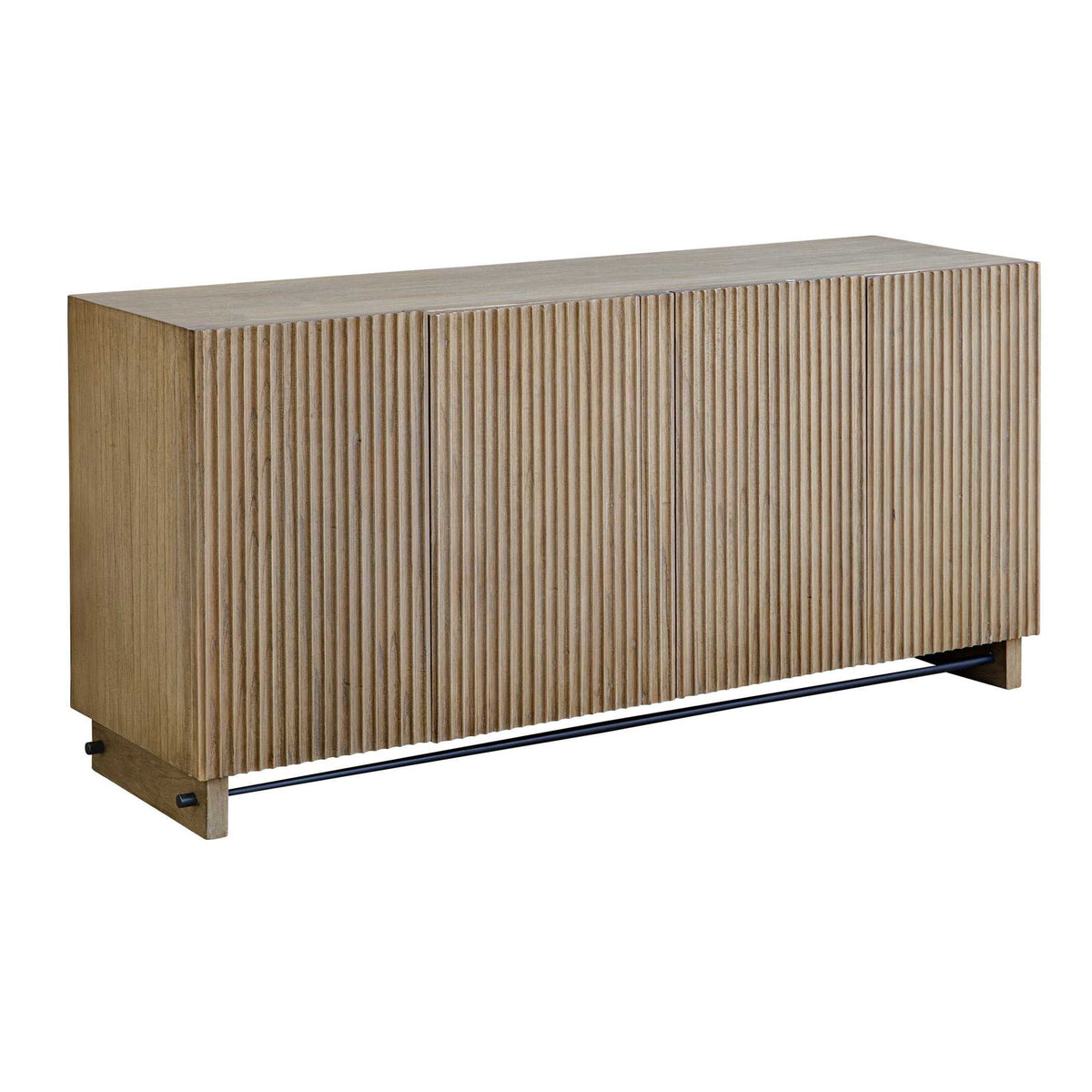 Kellem - Wood 4 Door Cabinet - Natural