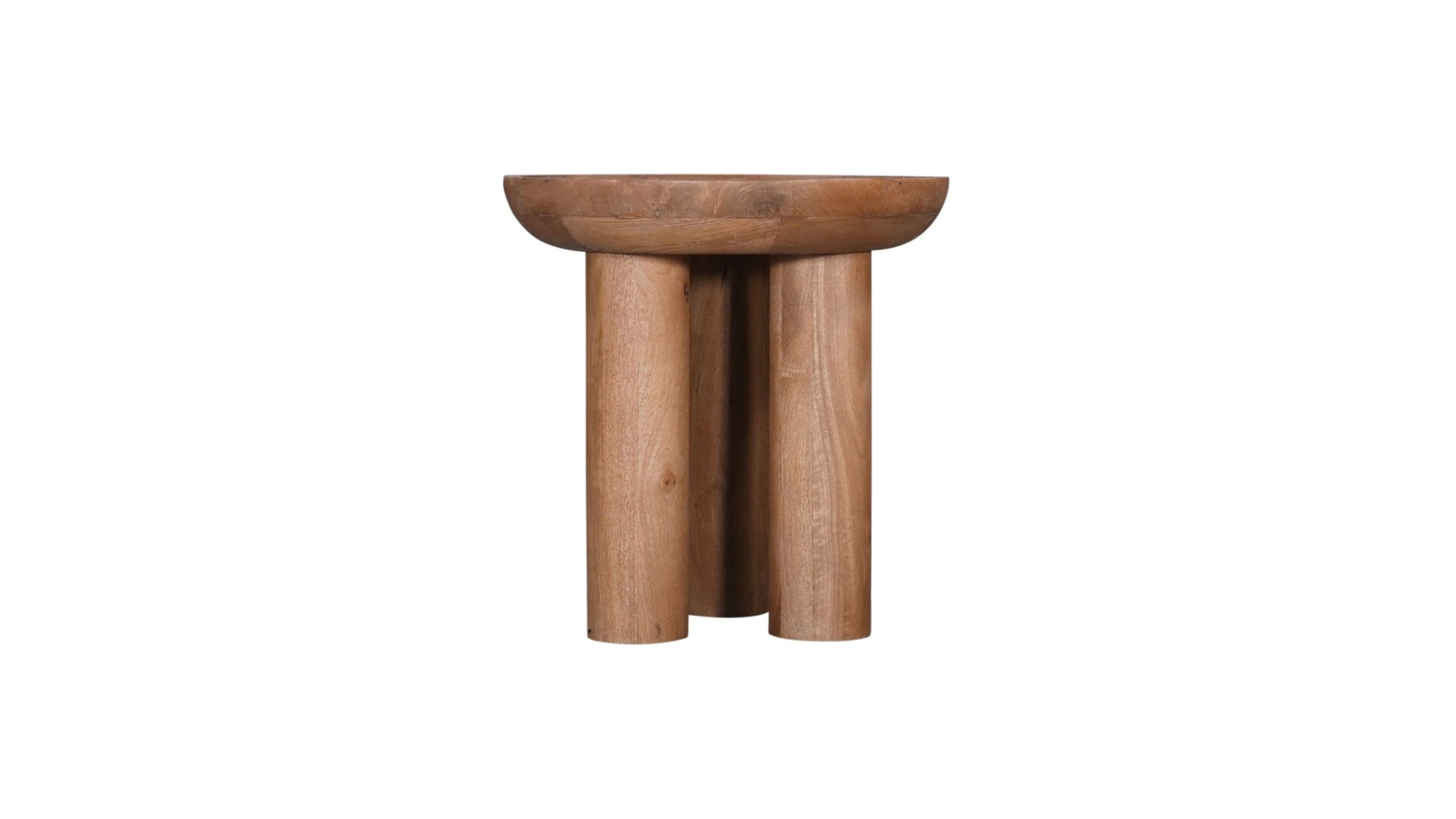 Blair - Round End Table - Dark Brown