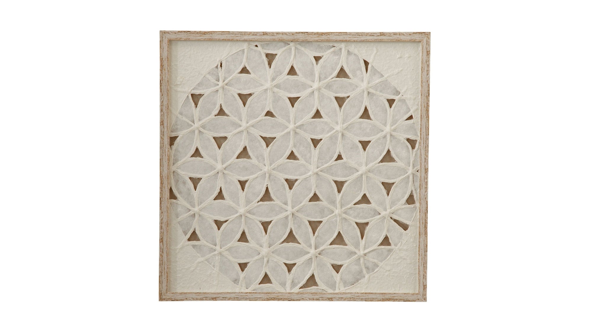 Lamberts Bay Wall Art - White / Light Brown