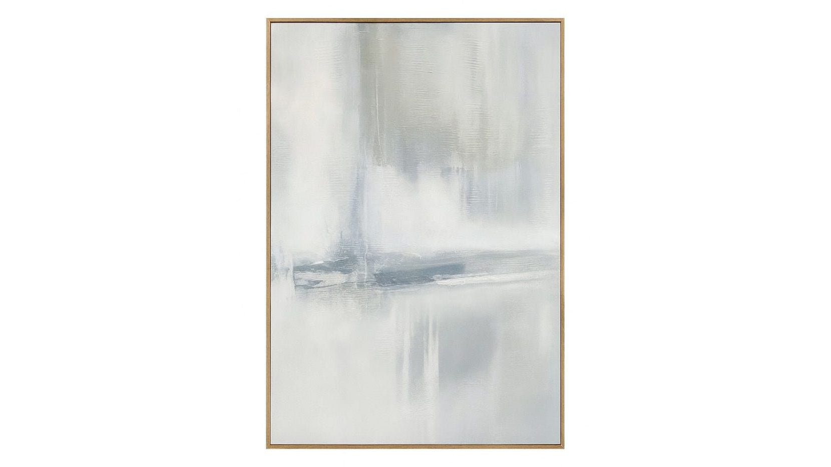 Framed Canvas Calm Reflection - Silver