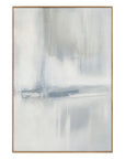 Framed Canvas Calm Reflection - Silver