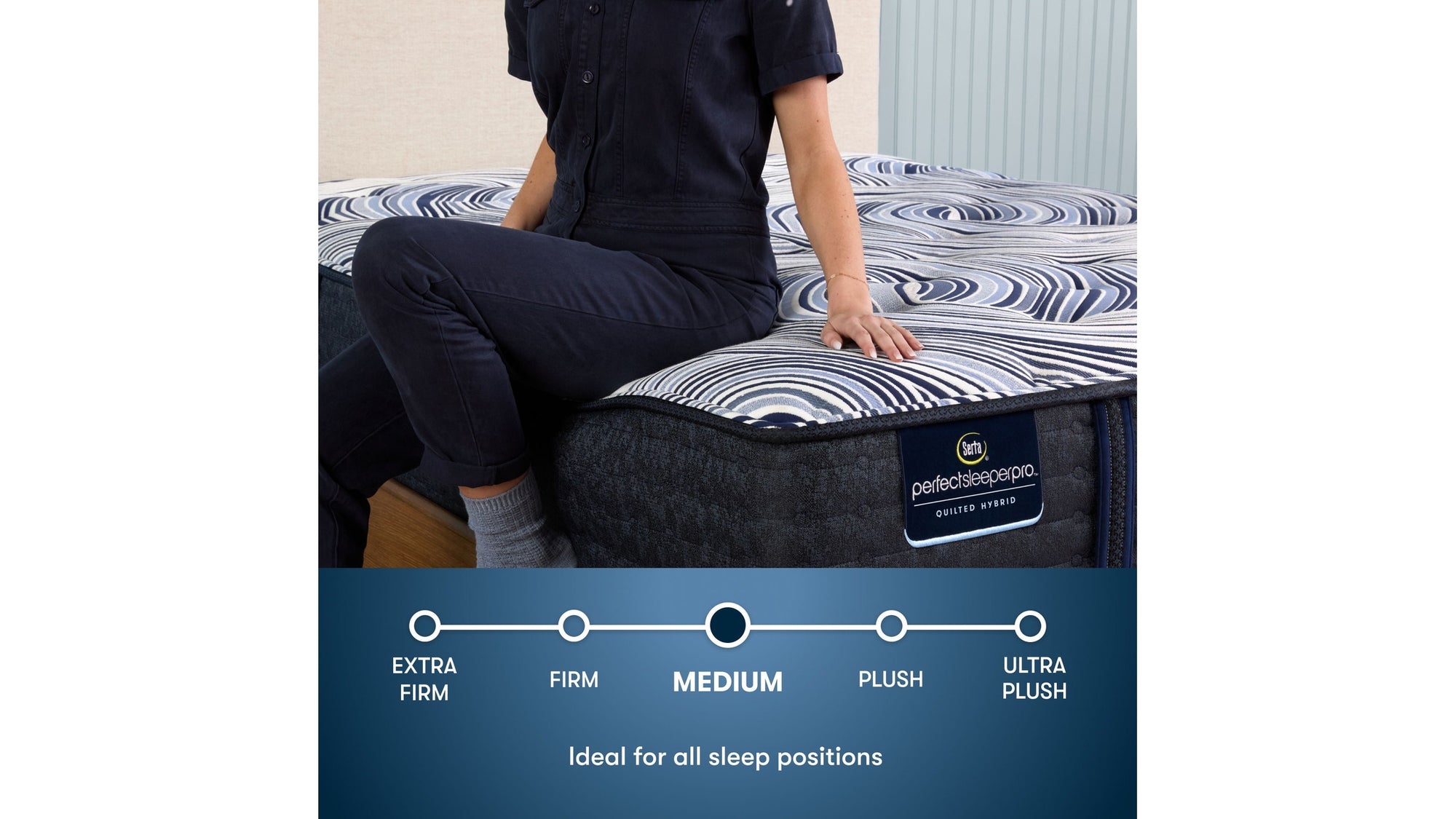 Perfect Sleeper Pro Hybrid - 14" Dublin Latex Medium Mattress