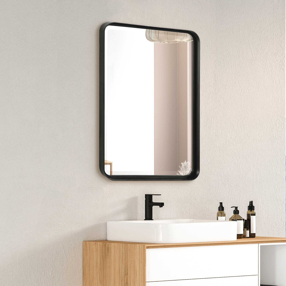 Croften - Vanity Mirror - Black