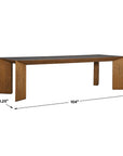 Kelvin - Modern Dining Table - Gray / Woodtone