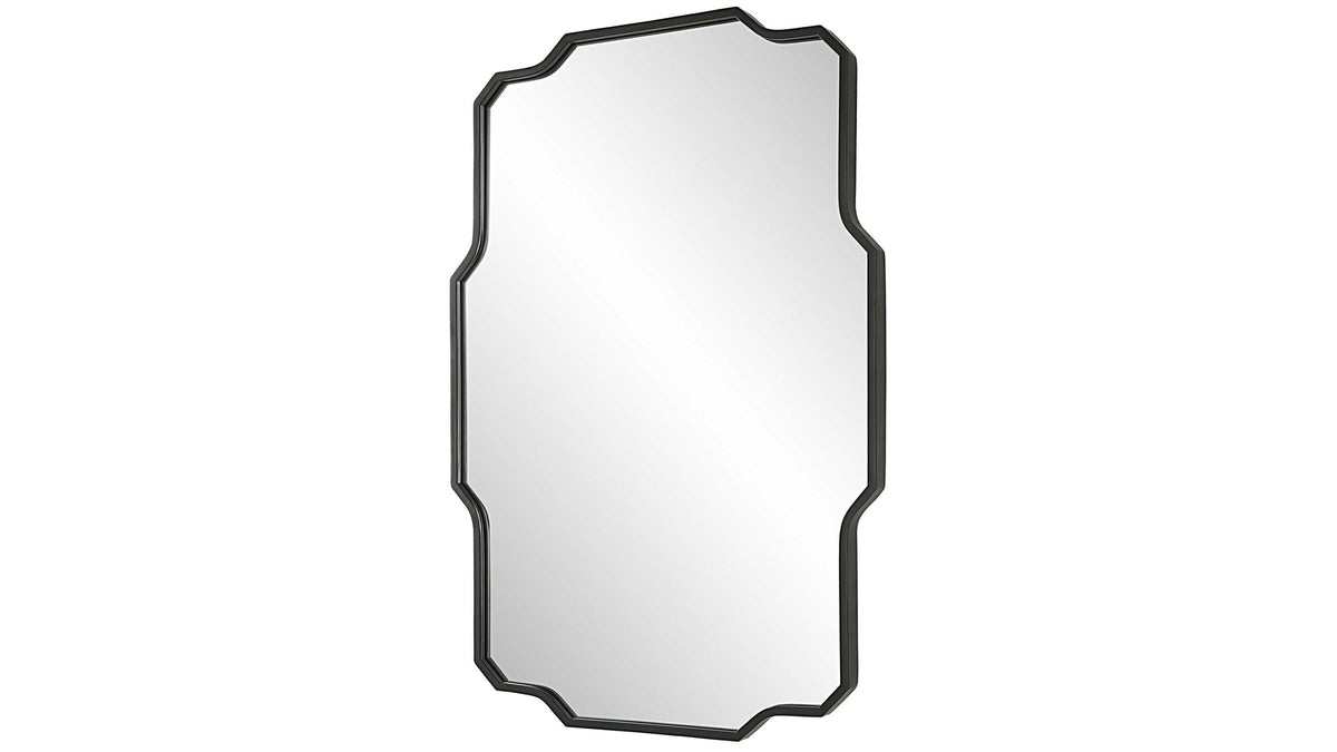 Casmus - Iron Wall Mirror - Black