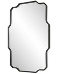 Casmus - Iron Wall Mirror - Black