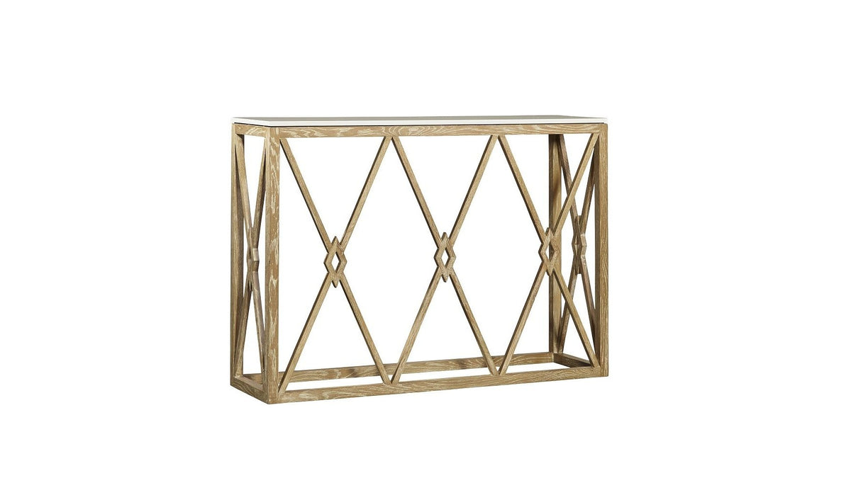 White Marble - Console - Light Brown