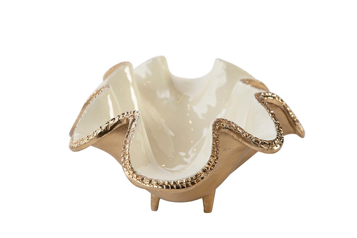 Roff - Champagne Bowl Set - Beige / Gold