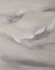 Trance - Hand Painted Abstract Art - Brown / Gray / White / Woodtone