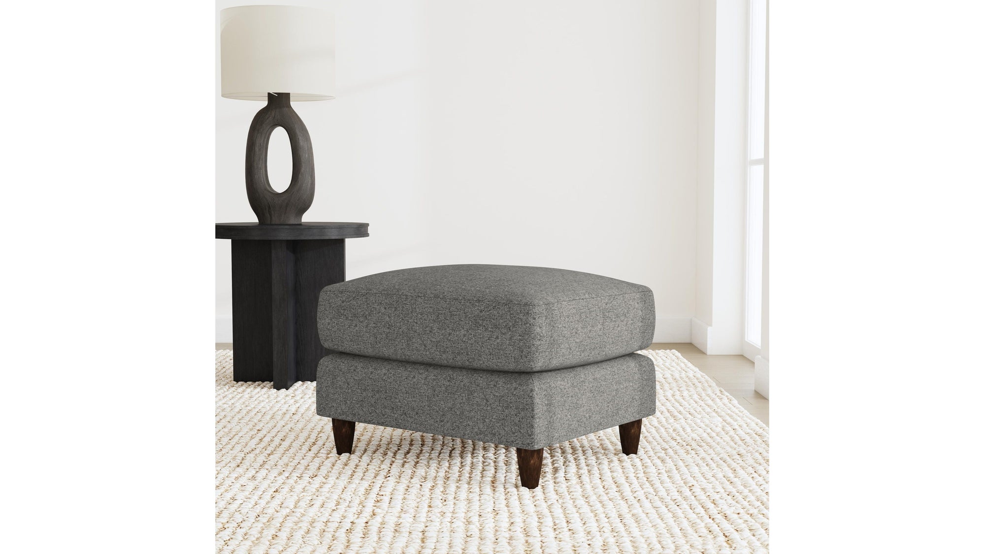 Fern - Fabric Ottoman