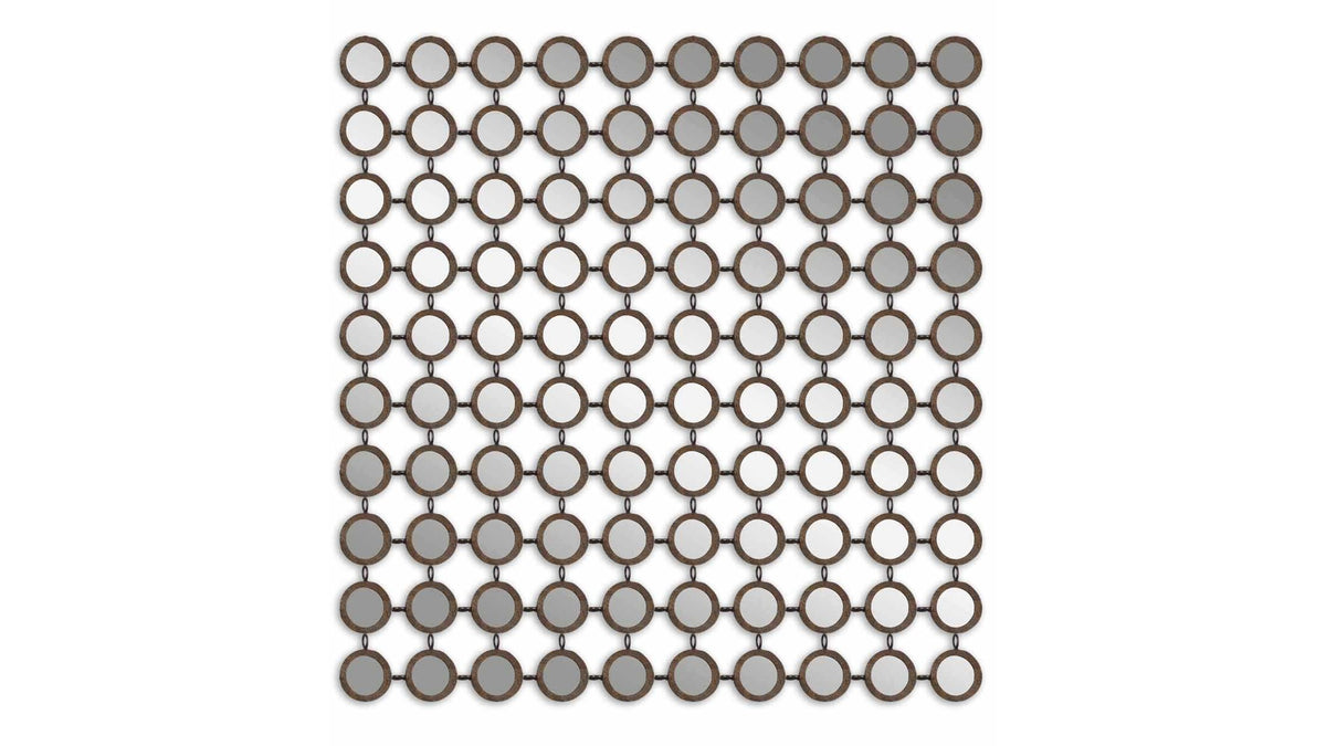 Dinuba - Mirror - Antique Silver Champagne