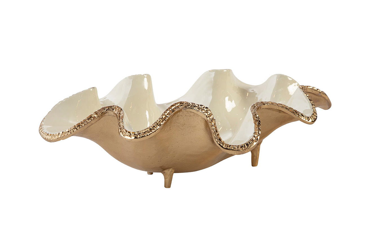 Roff - Champagne Bowl Set - Beige / Gold