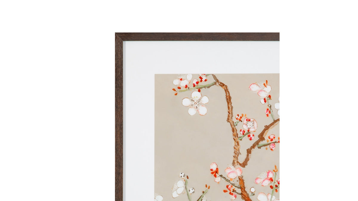 Pear Tree II Framed Print - Cream