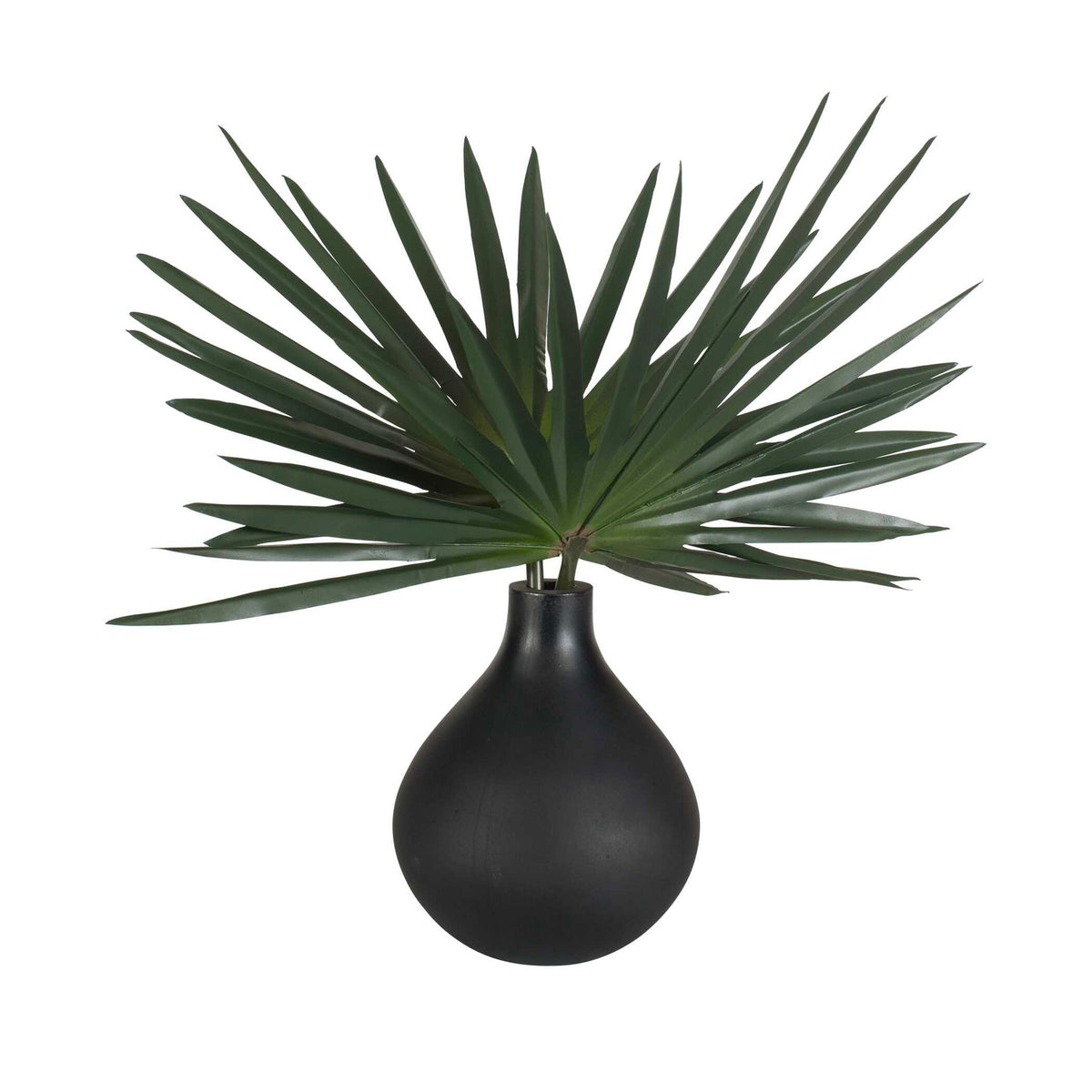 Axis Palm - Accent &amp; Vase - Black / Green