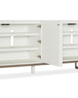 Melange - Passerine 4-Door Credenza - White