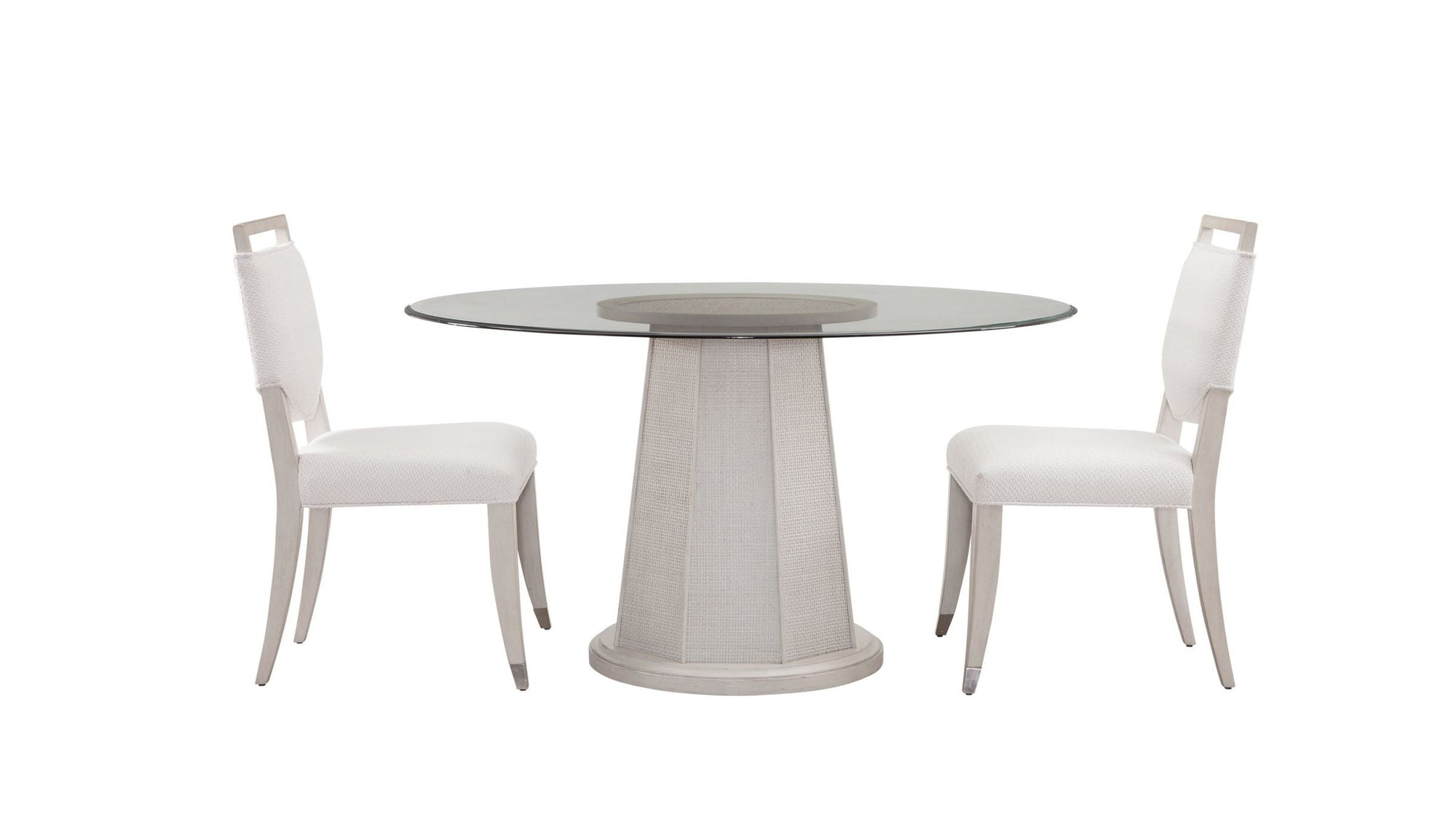 Korey - Round Dining Table - White