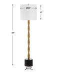 Ezra - Brass Buffet Lamp - Bronze