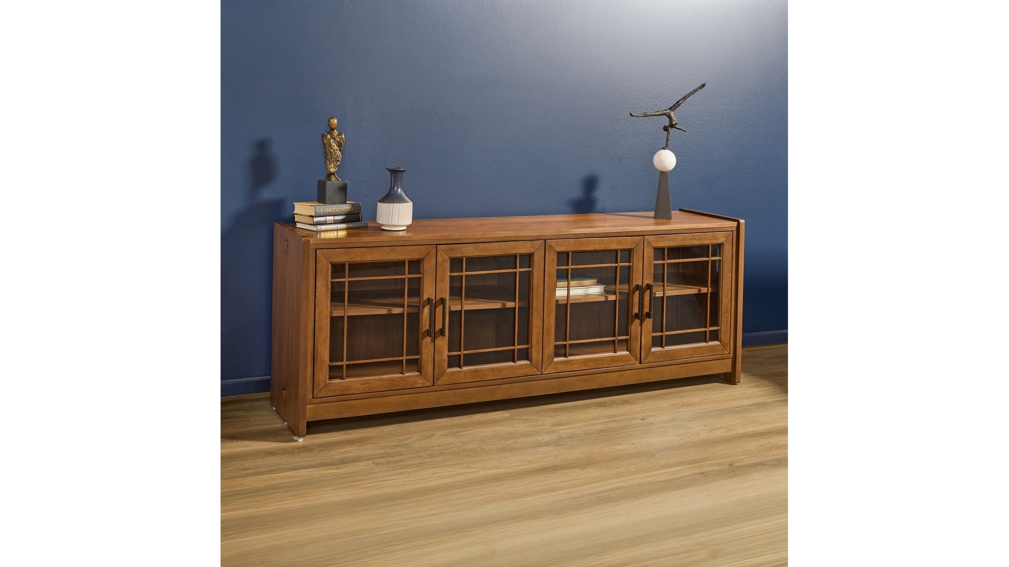 Lincoln - Entertainment Base - Warm Walnut