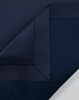 High Shine Satin - Queen Duvet Cover Set (Set of 3) - Navy