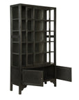 Peebles - Display Cabinet - Black