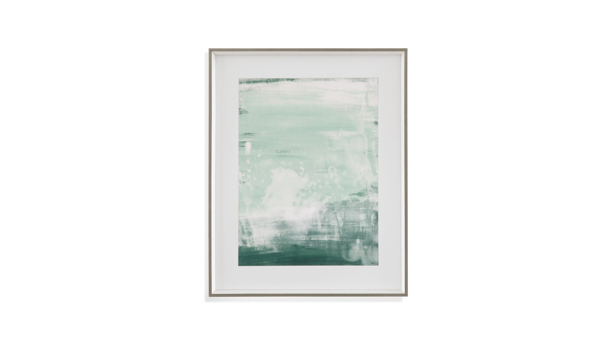Coastal Patina I Framed Print - Green