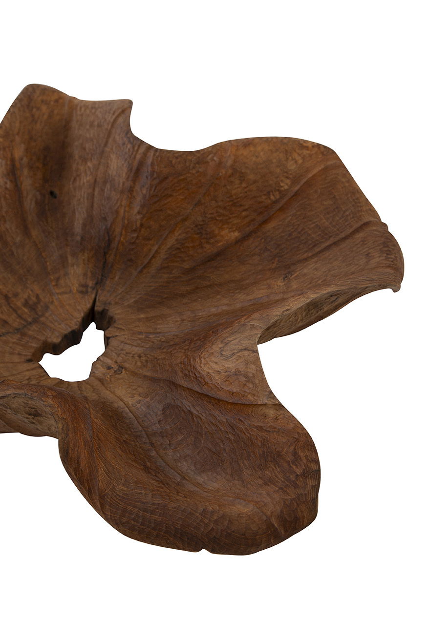 All Teak Bowl - Dark Brown