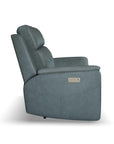 Vernon - Power Reclining Sofa With Console, Power Headrest, Lumbar, Heat & Massage