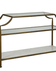Marietta - Console - Gold / White