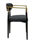 Jenson - Dining Chair - Black / Gold
