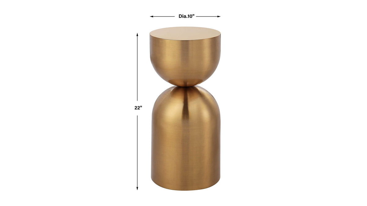 Golden Vessel - Modern Accent Table