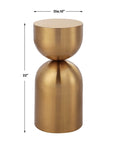 Golden Vessel - Modern Accent Table