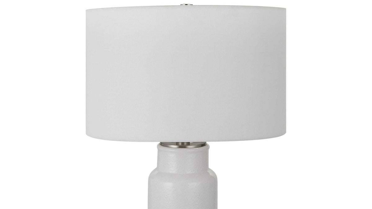 Albany - Farmhouse Table Lamp - White