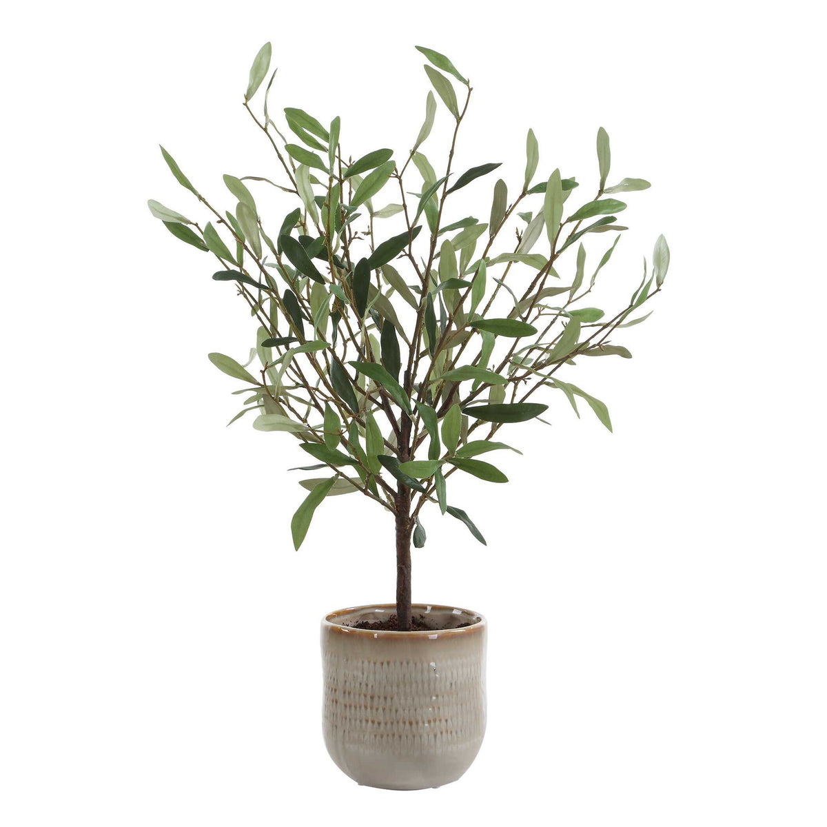 Solea Olive - Accent &amp; Textured Vase - Brown / Green