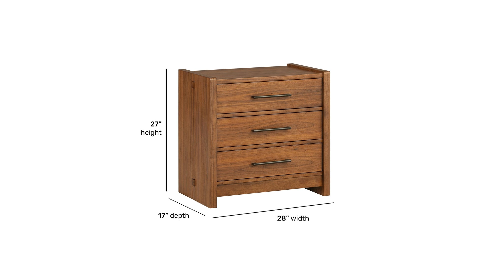 Lincoln - Nightstand - Warm Walnut